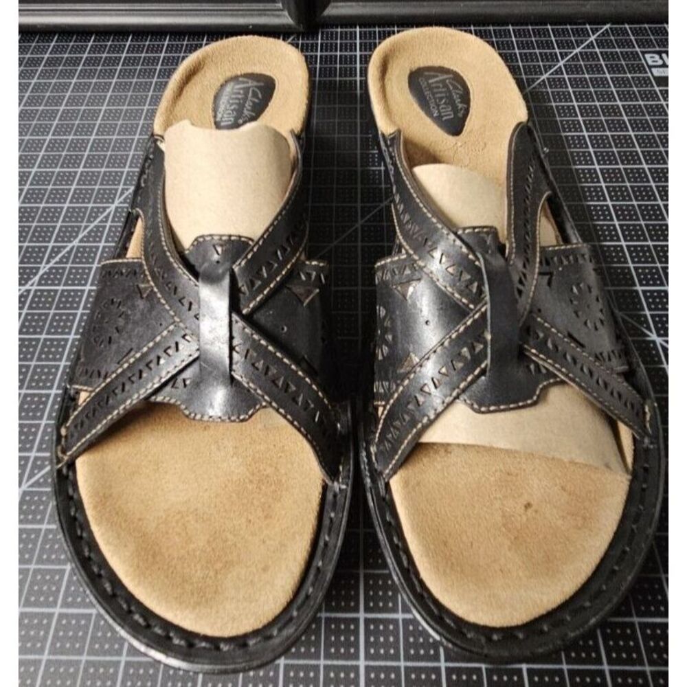 CLARKS ARTISAN COLLECTION firefly woman sandals US 9.5 Brazil‎ made